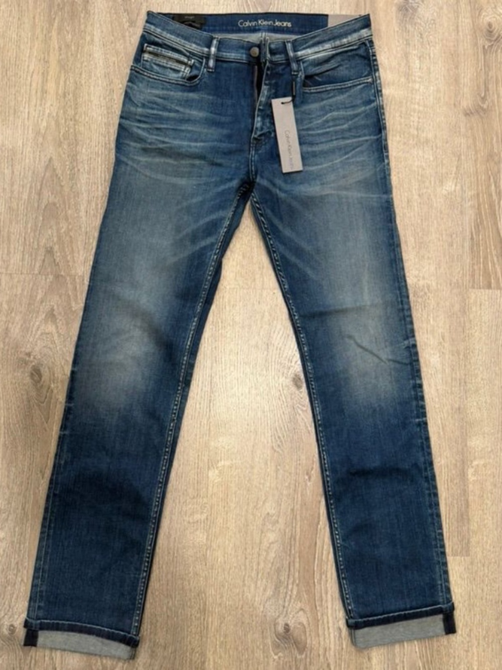 NWT Calvin Klein Jeans Straight Premium Italian Fabric W31 L34
